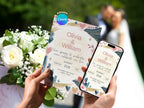 Enemies to Lovers Wedding Invitation – Editable Canva Template – Share or Printable 5x7 – Instant Download