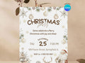 Festive Christmas Party Invitation – Editable Canva Template – Share or Printable 5x7 – Instant Download