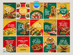 120 Foods  Instagram Templates – Editable Canva Template – Instant Download