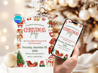 Seasonal Christmas Party Invitation – Editable Canva Template – Share or Printable 5x7 – Instant Download