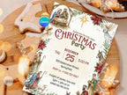 Nativity Christmas Invitation – Editable Canva Template – Share or Printable 5x7 – Instant Download