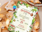 Grinch Christmas Party – Editable Canva Template – Share or Printable 5x7 – Instant Download
