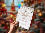 Winter Christmas Party Invitation – Editable Canva Template – Share or Printable 5x7 – Instant Download