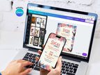 4th Of July Birthday Invitation – Editable Canva Template – Share or Printable 5x7 – Instant Download