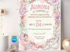 Ballerina Watercolor Invitation – Editable Canva Template – Share or Printable 5x7 – Instant Download