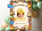 Construction Invitation FULL PARTY BUNDLE - Video Invite & Matching Printables