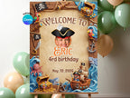 Pirate Adventure Invitation FULL PARTY BUNDLE - Video Invite & Matching Printables
