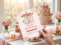 [FREE SAMPLE] BuyCute Horse Carousel Invitation | Editable Canva Template - Instant Download