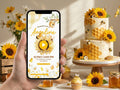 Little Bees Birthday Invitation – Editable Canva Template – Share video mp4 – Instant Download