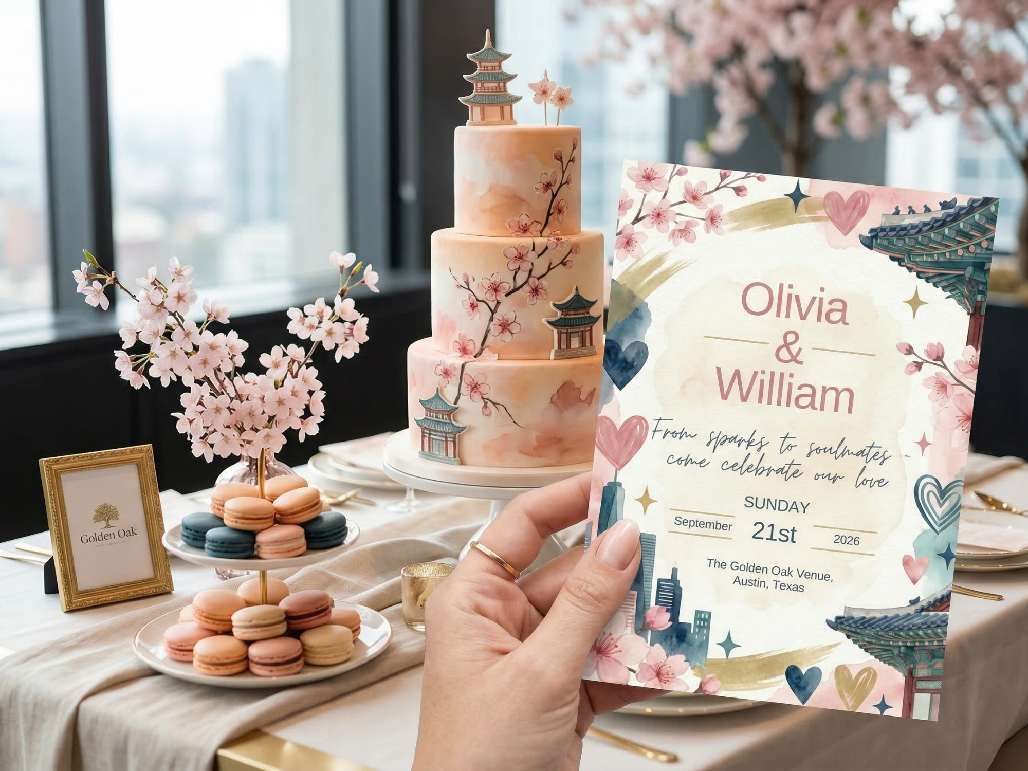 Enemies to Lovers Wedding Invitation – Editable Canva Template – Share or Printable 5x7 – Instant Download