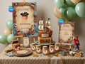 Pirate Adventure Invitation FULL PARTY BUNDLE - Video Invite & Matching Printables