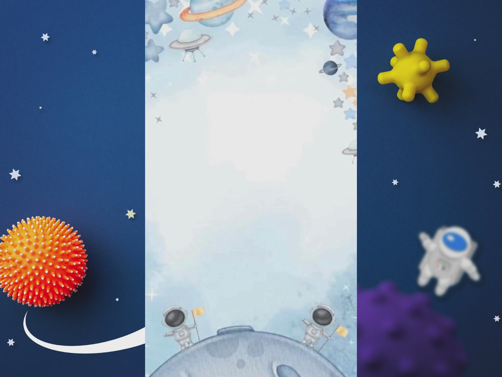 Astronaut Birthday Invitation – Editable Canva Template – Share video mp4 – Instant Download