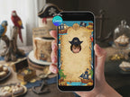 Animated Pirate Birthday Invitation Video – Editable Canva Template – Share video mp4 – Instant Download